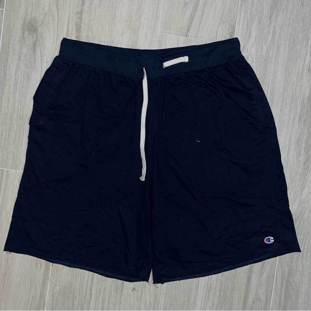 Champion Navy Sweat Shorts